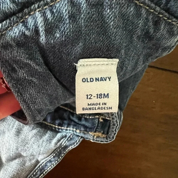 OLD NAVY : toddler jean overalls dress - Picture 3 of 3